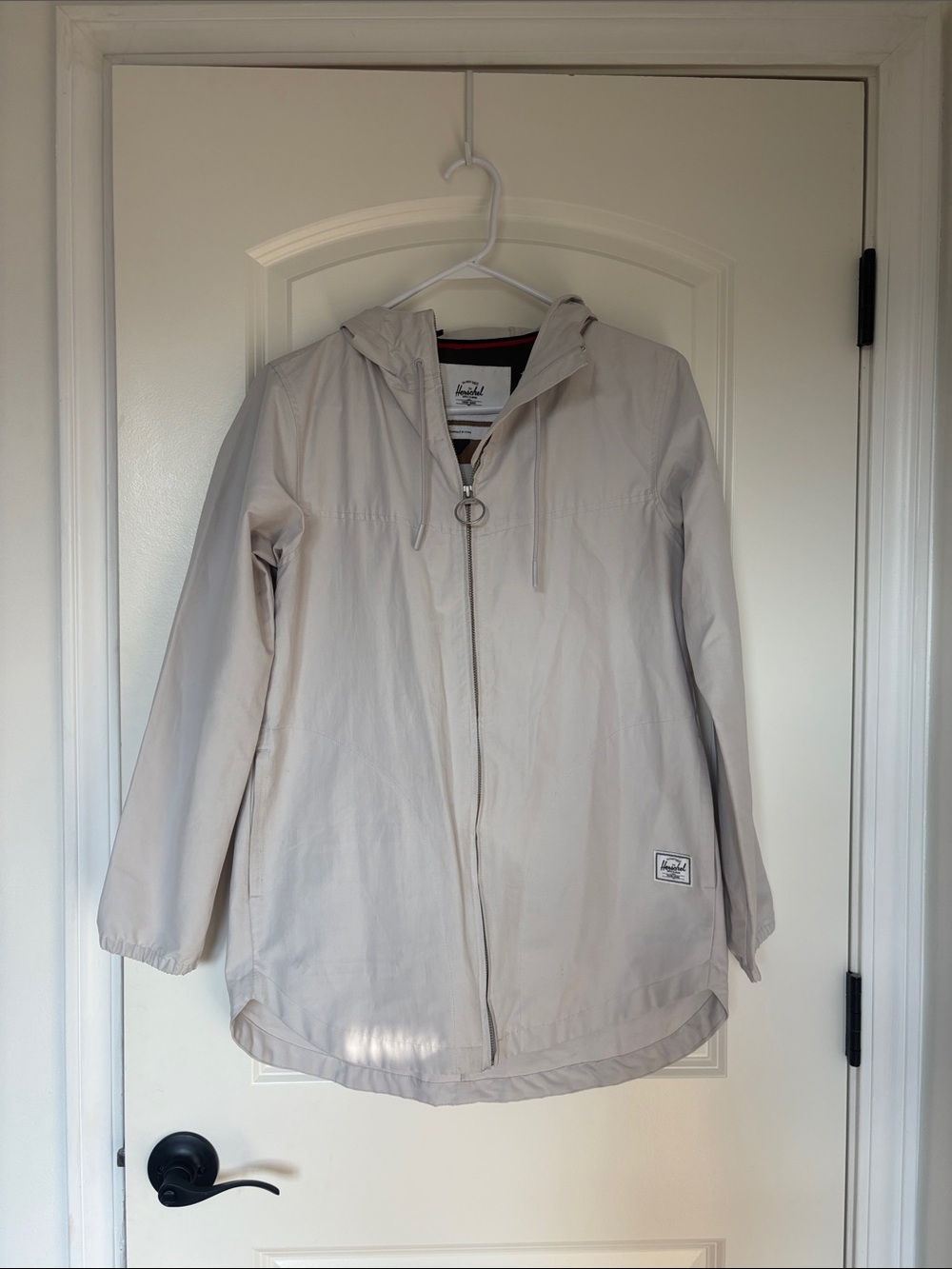 Herschel Supply Company Cream Hooded Utility Jacket